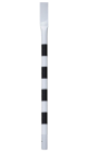 СОС-2,5 Столбик опознавательный для подземных кабельных линий связи (цвет белый с черным) h=2,5 м