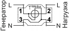 Однофазный Split-счётчик AD11S.1-BL-Z-R-T (1-1-1) 80А с силовым реле, монтаж на СИП