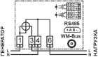 Однофазный счётчик электрической энергии AD11A.1(I)-BLRs-Z-R-TW (1-2-1) на ток 80А