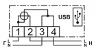 Матрица NP 71E.1-12-1 Счётчик электроэнергии однофазный прямого включения 80А