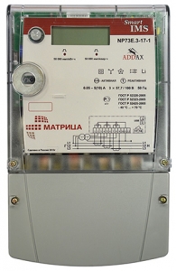 Матрица NP 73E.3-17-1 Счётчик электроэнергии трехфазный трансформаторного включения 10А (USB/GPRS)